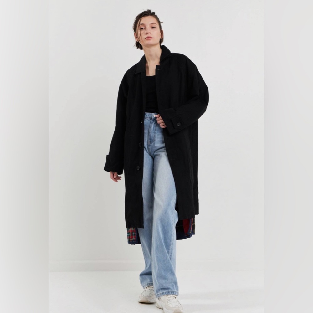 Grey Lab - Reversible Check Long
Coat Multi.  Color: Multiple - Picture 4 of 12